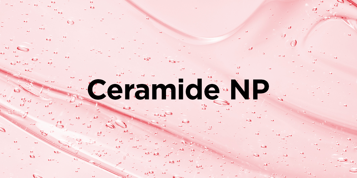Luna Microcare ceramide NP ingredient illustration showing skin barrier and lipid structure