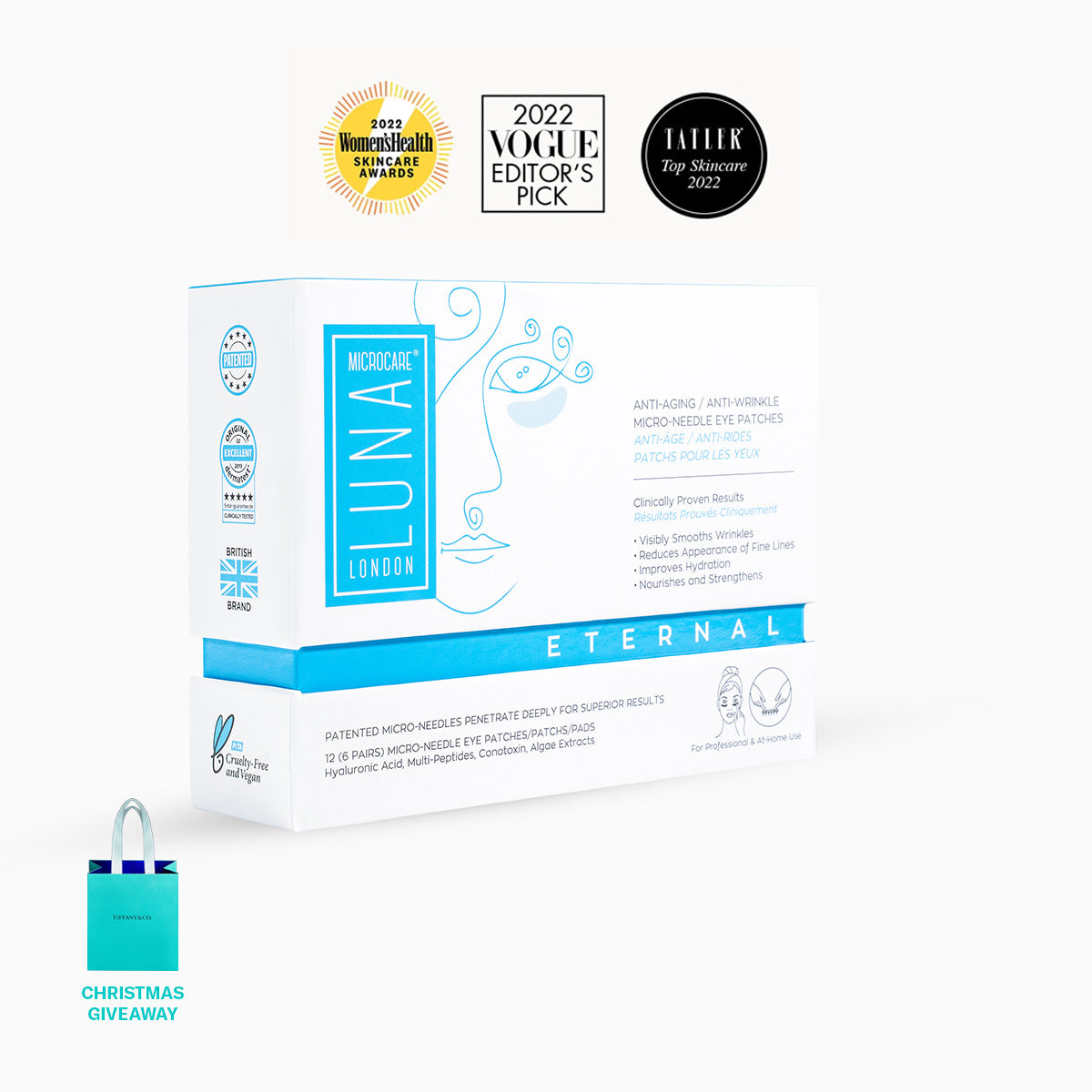 Microneedle Overnight Eye Wrinkle Patches